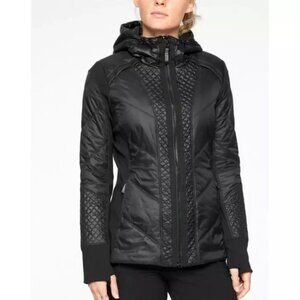Athleta ROCK RIDGE PRIMALOFT JACKET Size Large, Charcoal Black
